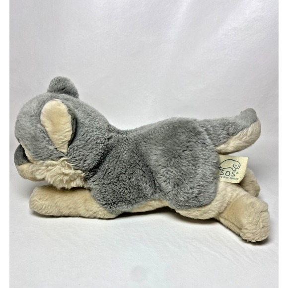 SOS Save Our Space 10" Timber Wolf Realistic‎ Stuffed Animal Plush 2003 Floppy - Picture 4 of 9